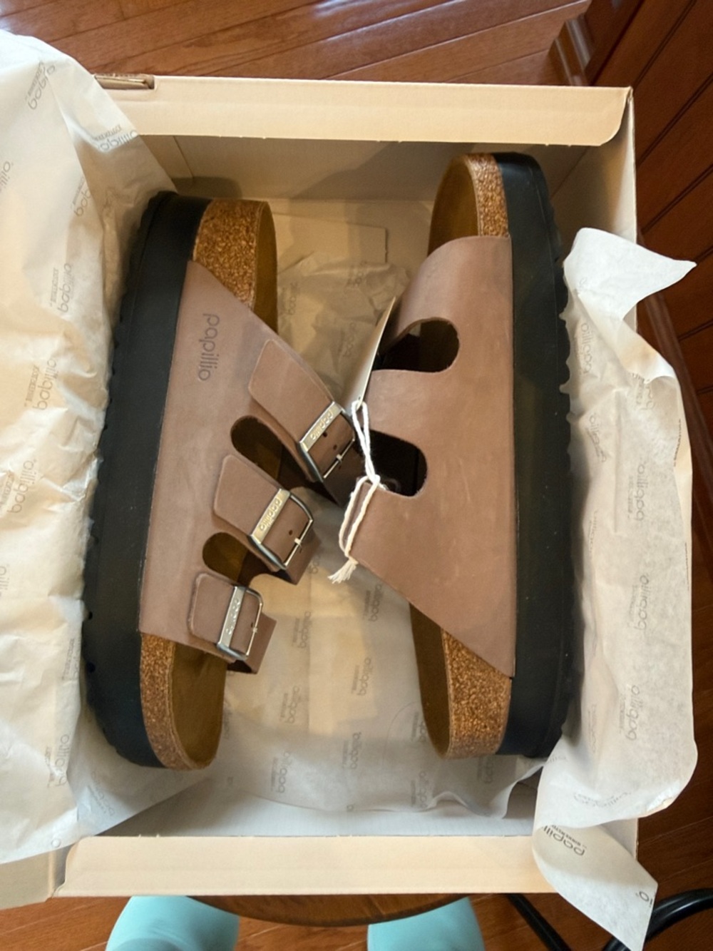 Birkenstock Papillio ✌🏻 Florida III 3 strap sandals Size 40 New in Box with tags